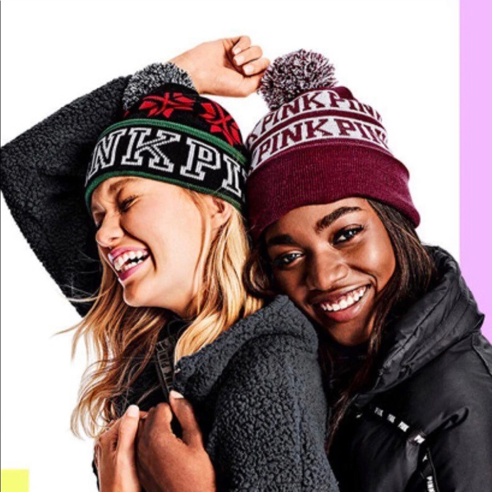Victoria’s Secret Pink Holiday Beanie NWT